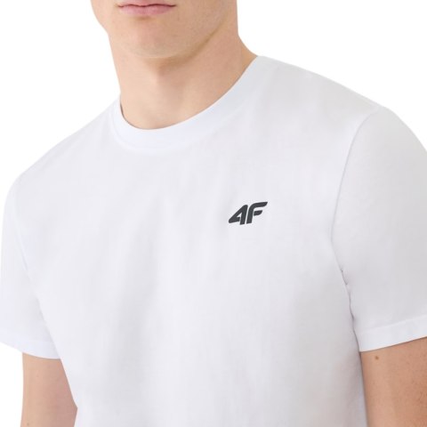 Koszulka męska 4F M2256 biała 4FWMM00TTSHM2256 10S 4F