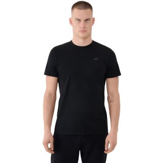 Koszulka męska 4F M2256 głęboka czerń 4FWMM00TTSHM2256 20S 4F