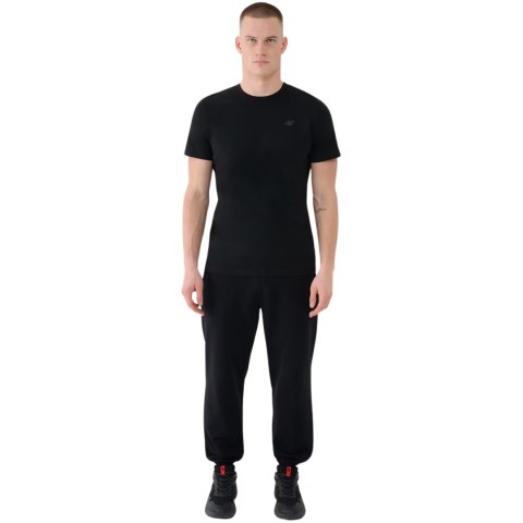 Koszulka męska 4F M2256 głęboka czerń 4FWMM00TTSHM2256 20S 4F