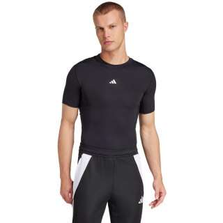 Koszulka męska adidas Techfit Short Sleeve Tee czarna JP4674 Adidas teamwear