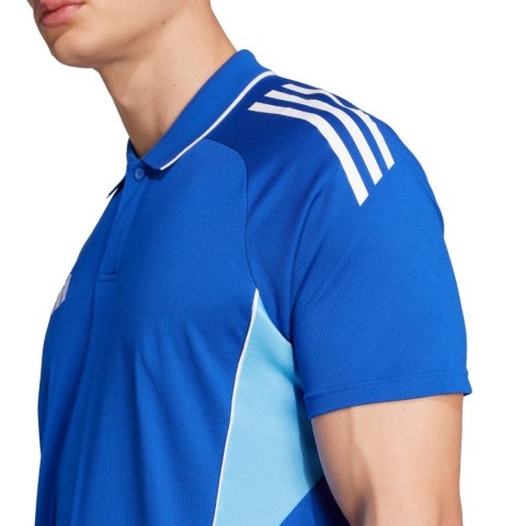 Koszulka męska adidas Tiro 25 Competition Polo niebieska JY1803 Adidas teamwear