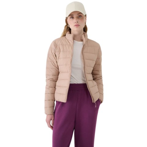 Kurtka damska pikowana 4F F533 beżowa 4FWSS25TDJAF533 83S 4F