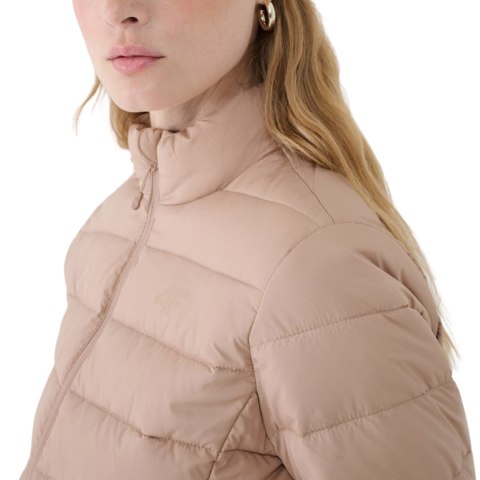 Kurtka damska pikowana 4F F533 beżowa 4FWSS25TDJAF533 83S 4F