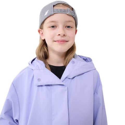 Kurtka dla dzieci 4F przejściowa-przeciwdeszczowa z gumową powłoką U213 jasny fiolet 4FJWSS25TJACU213 52S 4F