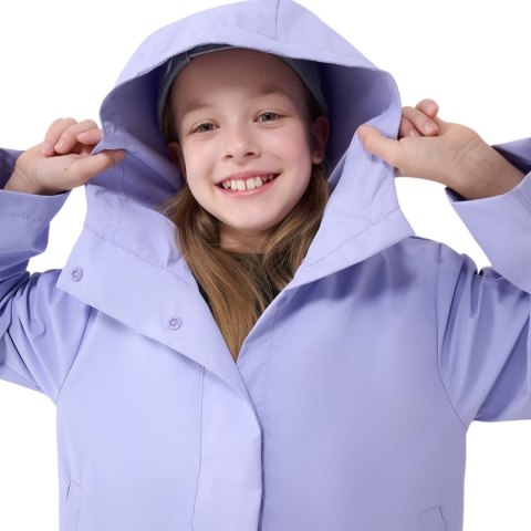 Kurtka dla dzieci 4F przejściowa-przeciwdeszczowa z gumową powłoką U213 jasny fiolet 4FJWSS25TJACU213 52S 4F