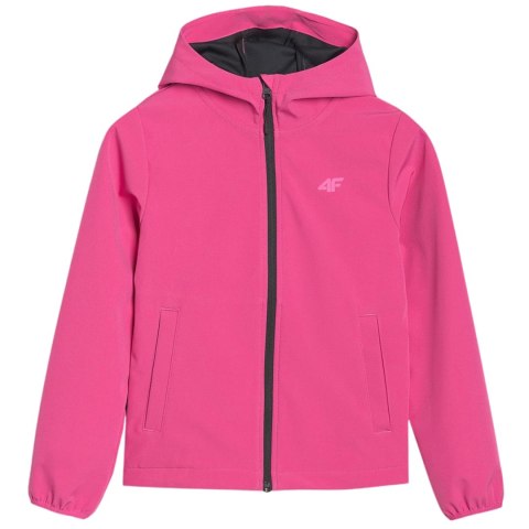 Kurtka dla dziewczynki softshell 4F F305 różowa 4FJWSS25TSOFF305 54S 4F