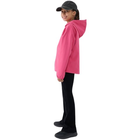 Kurtka dla dziewczynki softshell 4F F305 różowa 4FJWSS25TSOFF305 54S 4F