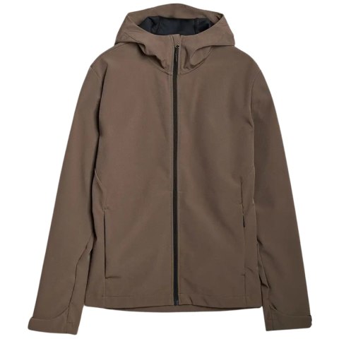 Kurtka męska softshell 4F M324 brązowa 4FWSS25TSOFM324 81S 4F