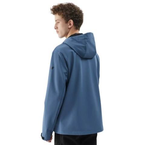 Kurtka męska softshell 4F M324 denim 4FWSS25TSOFM324 32S 4F
