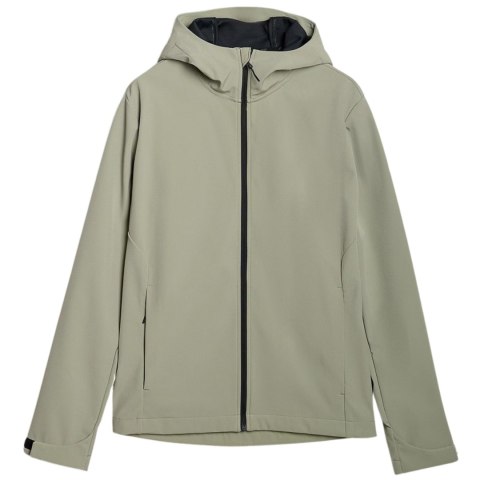 Kurtka męska softshell 4F M324 oliwkowa 4FWSS25TSOFM324 44S 4F