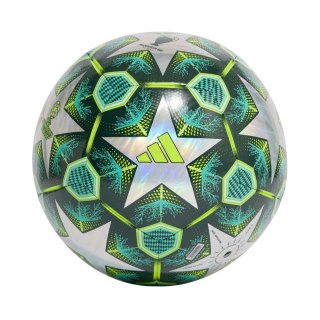 Piłka nożna adidas UCL Training 24/25 Knockout Stages Foil zielono-srebrna JH1280 Adidas teamwear
