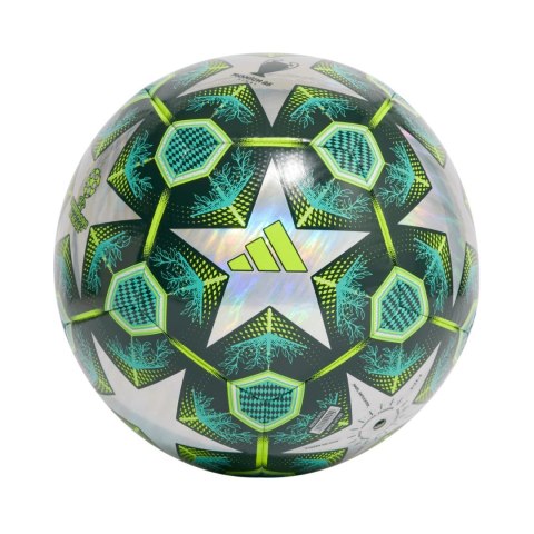 Piłka nożna adidas UCL Training 24/25 Knockout Stages Foil zielono-srebrna JH1280 Adidas teamwear