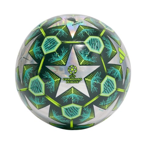 Piłka nożna adidas UCL Training 24/25 Knockout Stages Foil zielono-srebrna JH1280 Adidas teamwear