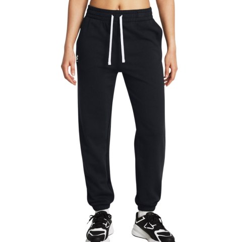 Spodnie damskie Under Armour Rival Terry Jogger czarne 1382735 002 Under Armour
