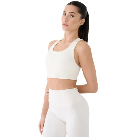 Stanik sportowy 4F F152 złamana biel 4FRSS25USBAF152 11S 4F