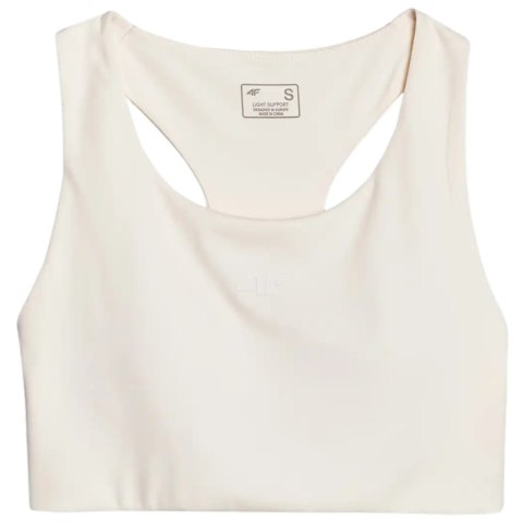 Stanik sportowy 4F F152 złamana biel 4FRSS25USBAF152 11S 4F