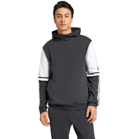 Bluza męska adidas Squadra 25 Sweat Hoody czarno-biała JE2776 Adidas teamwear