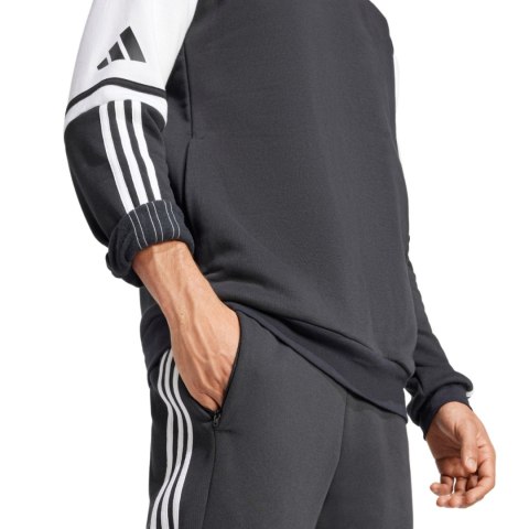 Bluza męska adidas Squadra 25 Sweat Hoody czarno-biała JE2776 Adidas teamwear