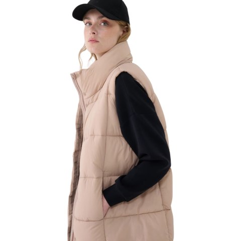 Kamizelka damska 4F F209 beżowa 4FWSS25TVJAF209 83S 4F