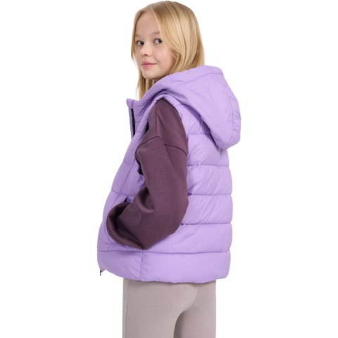 Kamizelka dla dziewczynki 4F F166 fioletowa 4FJWSS25TVJAF166 51S 4F