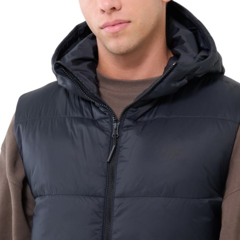 Kamizelka męska 4F M193 głęboka czerń 4FWSS25TVJAM193 20S 4F