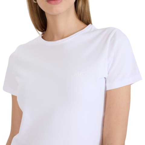 Koszulka damska 4F F2255 biała 4FWMM00TTSHF2255 10S 4F