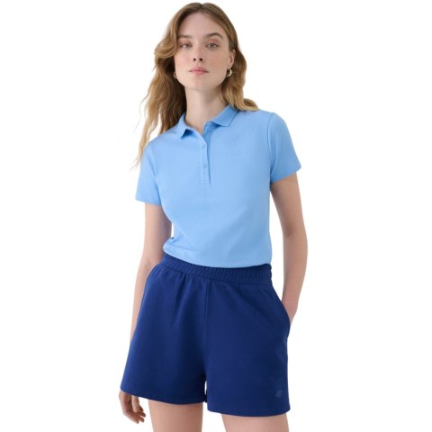 Koszulka damska polo 4F F365 denim 4FWMM00TPTSF365 32S 4F