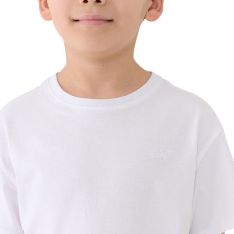 Koszulka dla chłopca 4F M2330 biała 4FJWMM00TTSHM2330 10S 4F