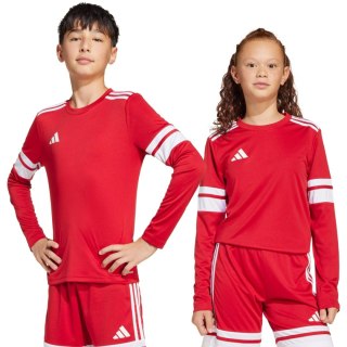Koszulka dla dzieci adidas Squadra 25 Long Sleeve Jersey czerwono-biała JJ0041 Adidas teamwear