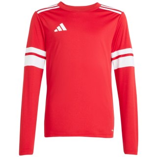 Koszulka dla dzieci adidas Squadra 25 Long Sleeve Jersey czerwono-biała JJ0041 Adidas teamwear