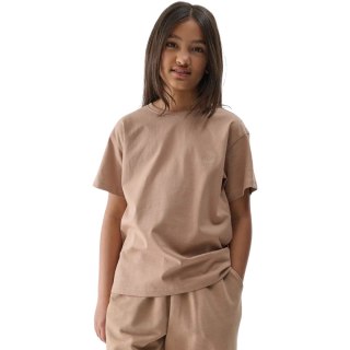 Koszulka dla dziewczynki 4F F2326 beżowa 4FJWSS25TTSHF2326 83S 4F