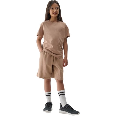 Koszulka dla dziewczynki 4F F2326 beżowa 4FJWSS25TTSHF2326 83S 4F