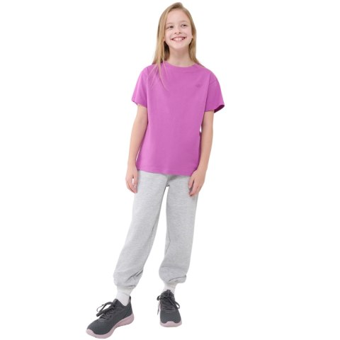 Koszulka dla dziewczynki 4F F2326 ciemny fiolet 4FJWSS25TTSHF2326 50S 4F