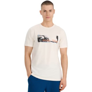 Koszulka męska 4F M2030 złamana biel 4FWSS25TTSHM2030 11S 4F