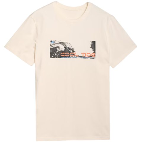 Koszulka męska 4F M2030 złamana biel 4FWSS25TTSHM2030 11S 4F