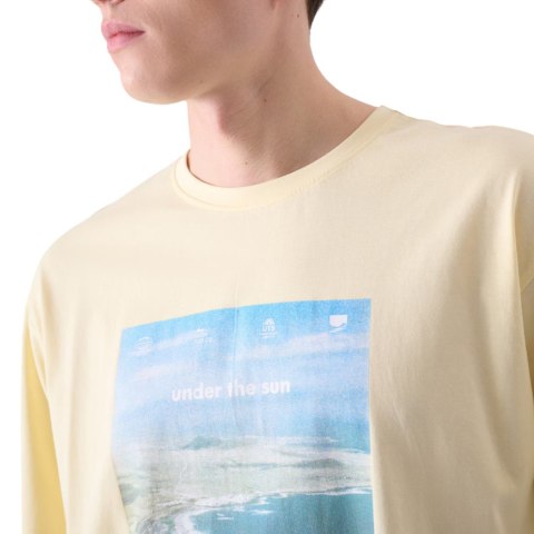 Koszulka męska 4F M2132 jasnożółta 4FRSS24TTSHM2132 73S 4F