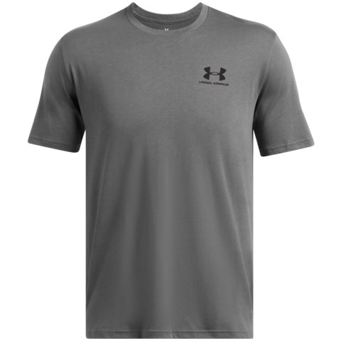 Koszulka męska Under Armour Sportstyle Left Chest SS szara 1326799 025 Under Armour