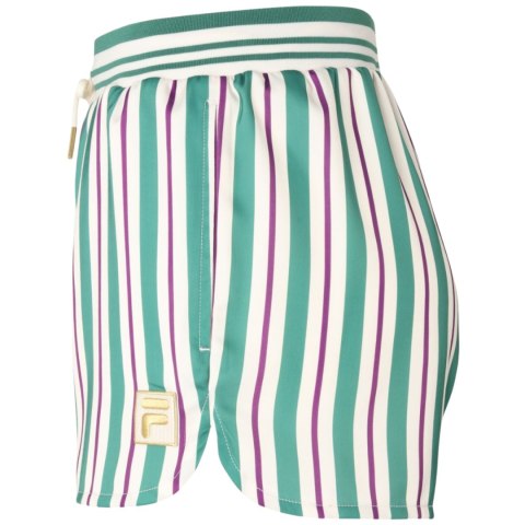 Spodenki damskie Fila Lassance zielono-kremowe FAW1002 13382 Fila