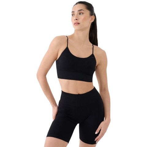 Stanik sportowy 4F F151 głęboka czerń 4FWSS25USBAF151 20S 4F