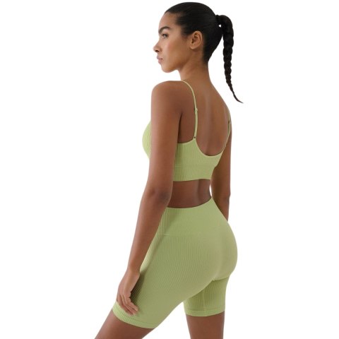 Stanik sportowy 4F F151 jasna zieleń 4FWSS25USBAF151 42S 4F