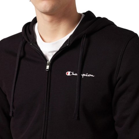 Bluza męska Champion Full Zip Hoodie Sweatshirt czarna 220731 KK001 Champion