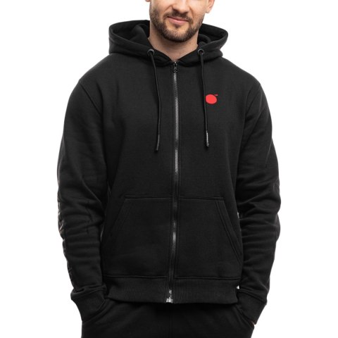 Bluza męska Ozoshi Pecos czarna OZ93908 Ozoshi