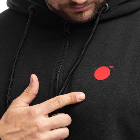 Bluza męska Ozoshi Pecos czarna OZ93908 Ozoshi