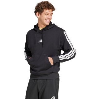 Bluza męska adidas Essentials 3-Stripes French Terry czarna JD1874 Adidas