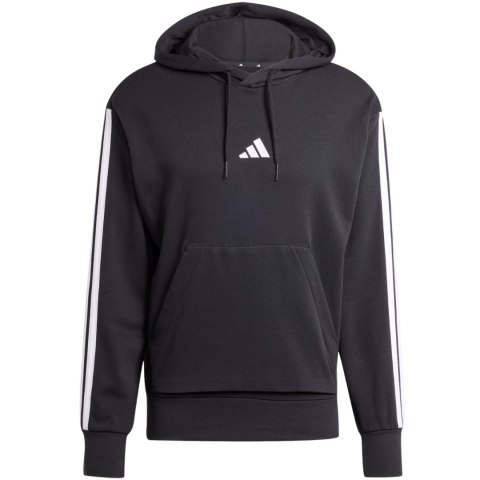 Bluza męska adidas Essentials 3-Stripes French Terry czarna JD1874 Adidas