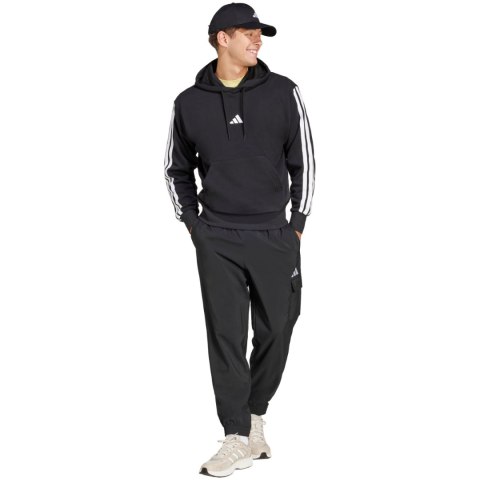 Bluza męska adidas Essentials 3-Stripes French Terry czarna JD1874 Adidas