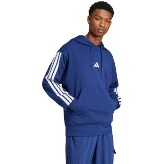 Bluza męska adidas Essentials 3-Stripes French Terry granatowa JD1872 Adidas