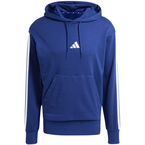 Bluza męska adidas Essentials 3-Stripes French Terry granatowa JD1872 Adidas