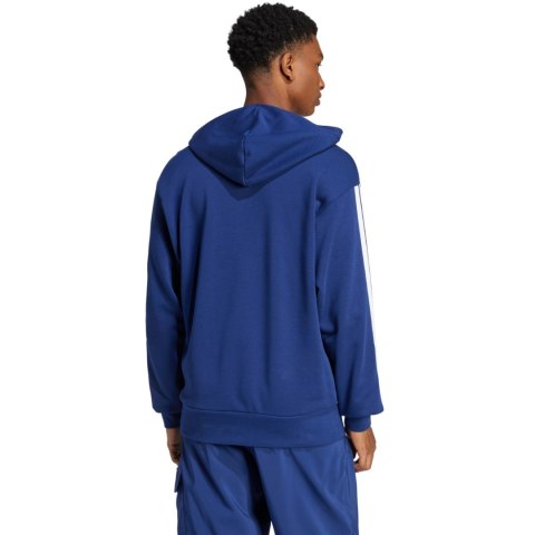Bluza męska adidas Essentials 3-Stripes French Terry granatowa JD1872 Adidas