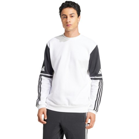 Bluza męska adidas Squadra 25 Sweat Crew biało-czarna JD2959 Adidas teamwear